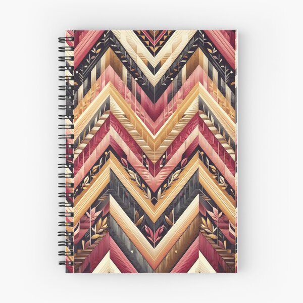 Item preview, Herringbone Pattern - Red Pink Yellow Black ; Pattern,  Chevron designed and sold by PatternInArt.