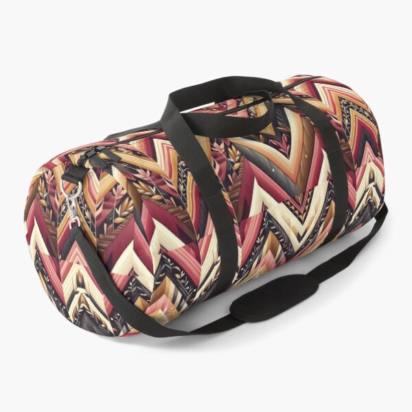 Item preview, Herringbone Pattern - Red Pink Yellow Black ; Pattern,  Chevron designed and sold by PatternInArt.