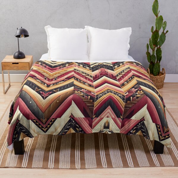 Item preview, Herringbone Pattern - Red Pink Yellow Black ; Pattern,  Chevron designed and sold by PatternInArt.