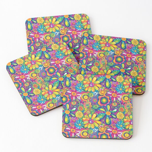 Item preview, Psychedelic Blooms and Colorful Hippie Vibes: Peaceful Harmony Unleashed designed and sold by PHZTees.