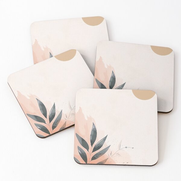 Item preview, Desert Dawn: Serene Abstract Botanical Art designed and sold by gooseprinttees.