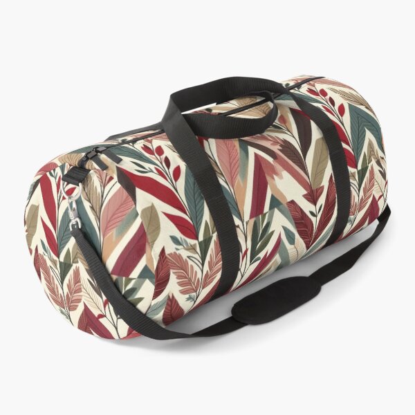 Item preview, Herringbone Pattern - Red Green Leaf Pattern ; Pattern, Chevron designed and sold by PatternInArt.