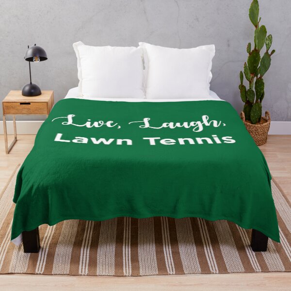 Item preview, Live, Laugh, Lawn Tennis Green designed and sold by Logo-A-GoGo.