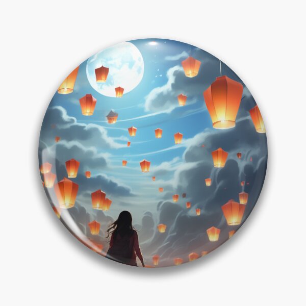 Item preview, Night of lanterns designed and sold by DesignVoyagger.