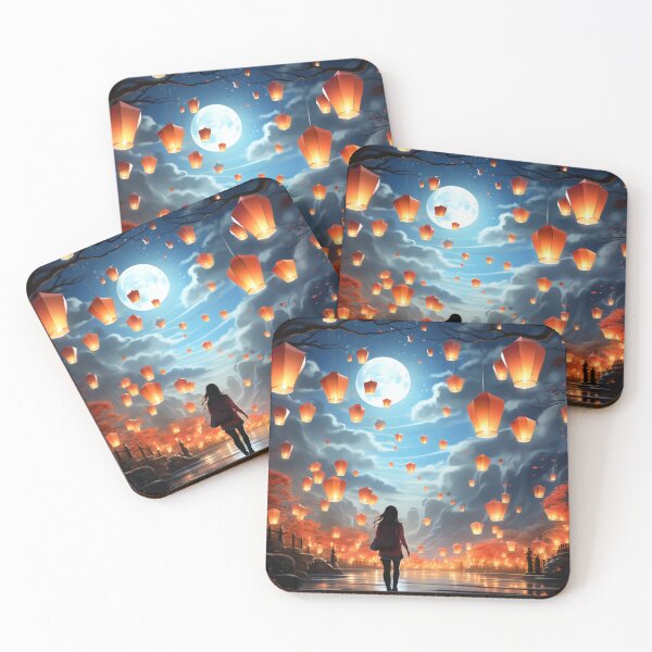 Item preview, Night of lanterns designed and sold by DesignVoyagger.