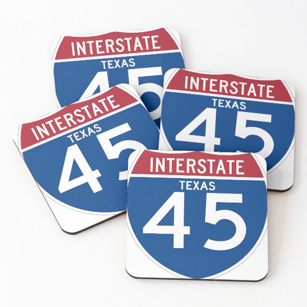 Item preview, Interstate 45 Highway Sign designed and sold by trqffic.