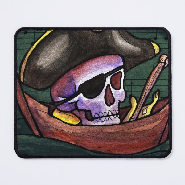 Item preview, Pirate Ship Skull - Musical Background designed and sold by Katie Atkin.