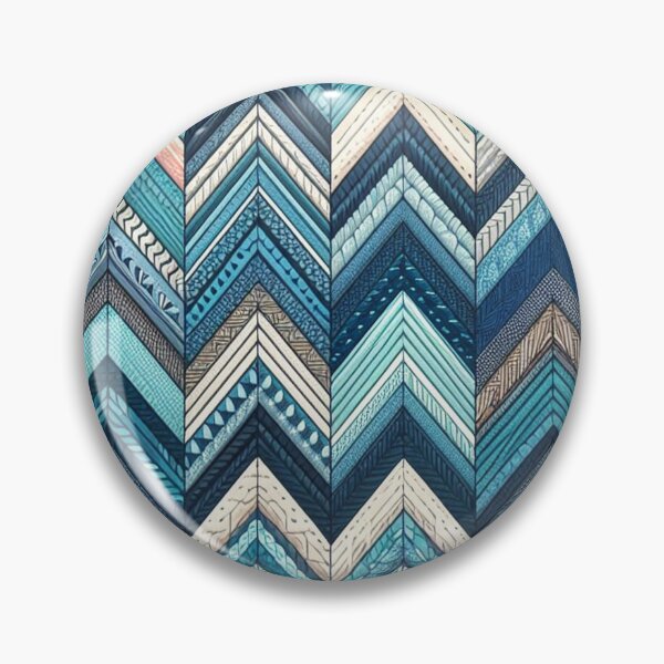 Item preview, Herringbone Pattern - Blue and White Pattern ; Pattern,  Chevron designed and sold by PatternInArt.