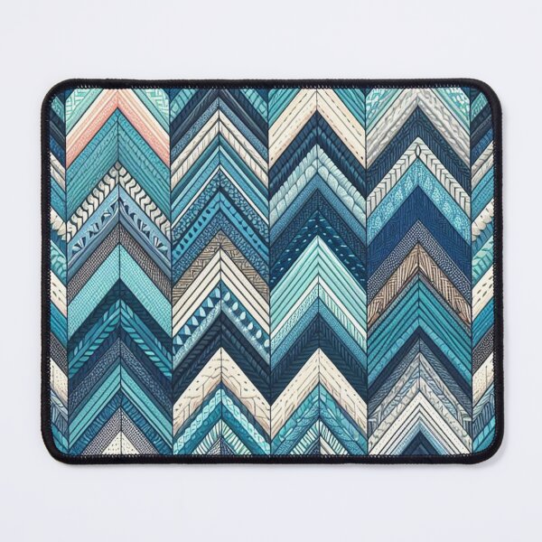 Item preview, Herringbone Pattern - Blue and White Pattern ; Pattern,  Chevron designed and sold by PatternInArt.