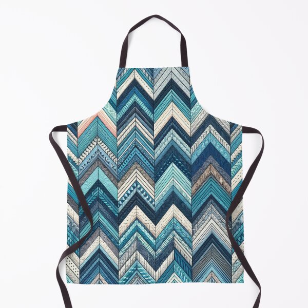 Item preview, Herringbone Pattern - Blue and White Pattern ; Pattern,  Chevron designed and sold by PatternInArt.