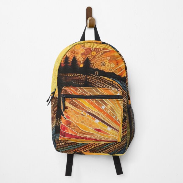 Item preview, Colorful Folk Art Sunset Boho designed and sold by Neika Shimm Designs.