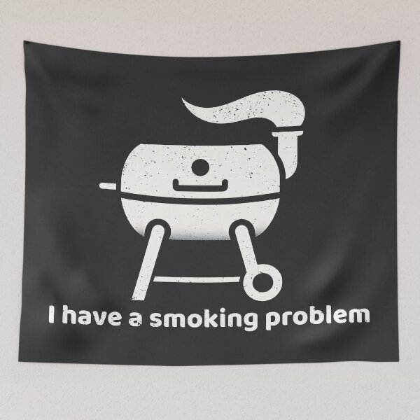 Item preview, Smokin Hot Grill Master - Flaunt Your Smoking Problem with Humor designed and sold by MnDShirts.