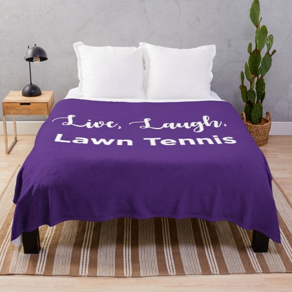 Item preview, Live, Laugh, Lawn Tennis Purple designed and sold by Logo-A-GoGo.