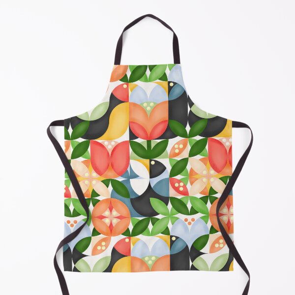 Item preview, Mid Century Birds and Flowers designed and sold by Phanya-Style.