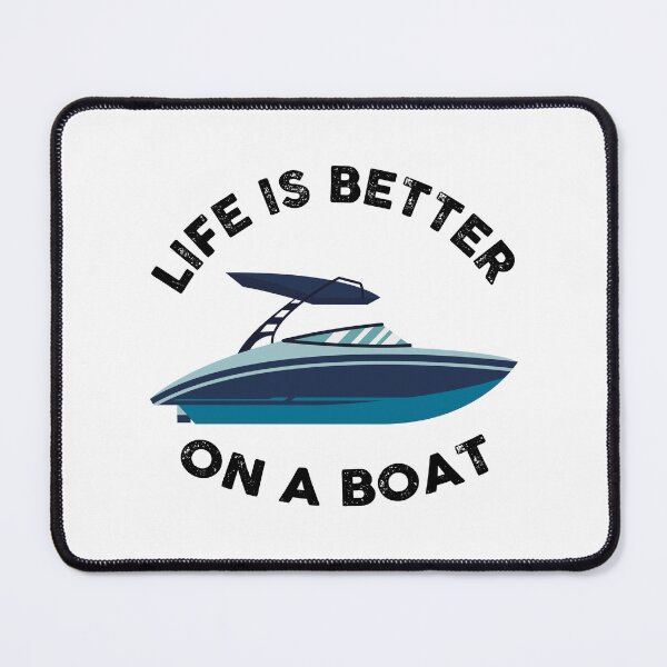 Item preview, Life is Better on a Boat designed and sold by CoolThingss.