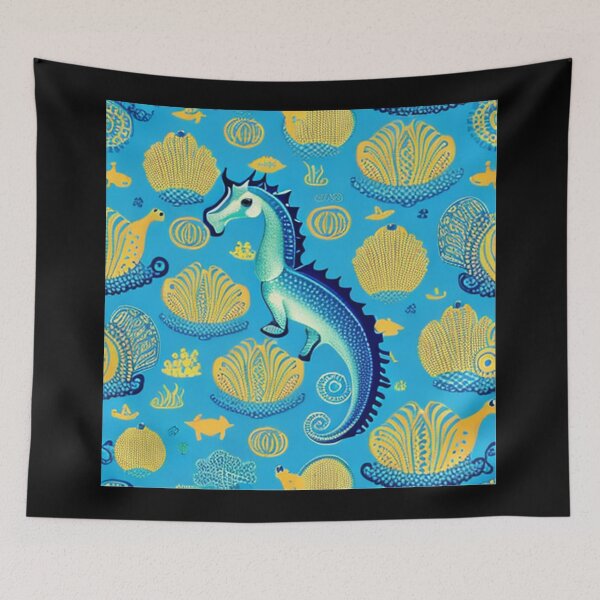 Item preview, Seahorse pattern designed and sold by PatronesKawai.