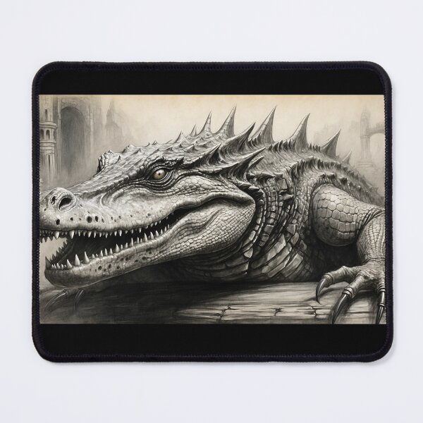 Item preview, Mechanical Predator: The Biomechanical Crocodile designed and sold by MachineDesigned.