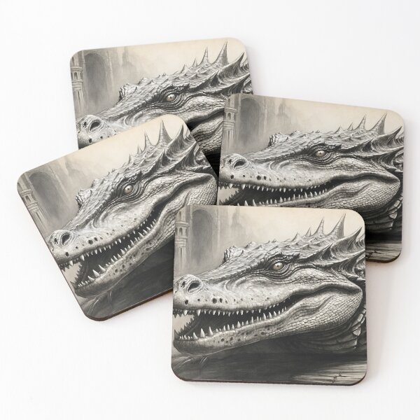 Item preview, Mechanical Predator: The Biomechanical Crocodile designed and sold by MachineDesigned.