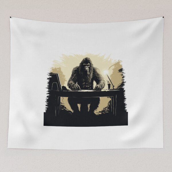 Item preview, Off-the-Grid to On-the-Clock: Bigfoot's Office Integration designed and sold by NatureArtDecor.