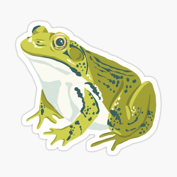 Realistic Frog Stickers for Sale