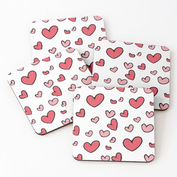 Item preview, Valentine’s red heart background design designed and sold by Pranvi19.