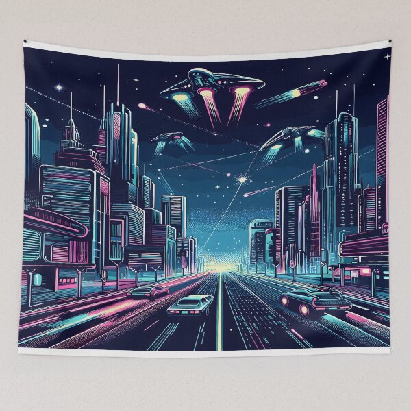 Item preview, Futuristic Gaming Desk Mat Mouse Pad Bath Mat designed and sold by KitonicTees.