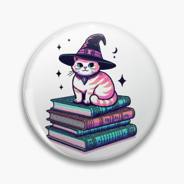 Item preview, Magic Cat Learning Spells designed and sold by DakaPixelArt.