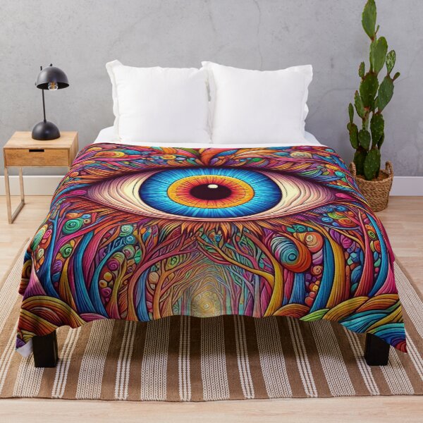 Item preview, Psychedelic Vision: Enchanted Forest designed and sold by WhimsyRealm.