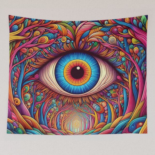 Item preview, Psychedelic Vision: Enchanted Forest designed and sold by WhimsyRealm.