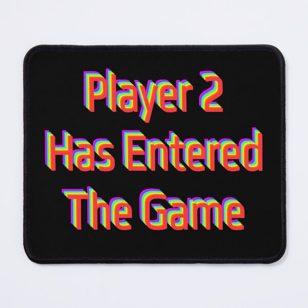 Item preview, Player 2 Has Entered The Game 3d Effect in Rainbow  designed and sold by ASeasonalFlair.
