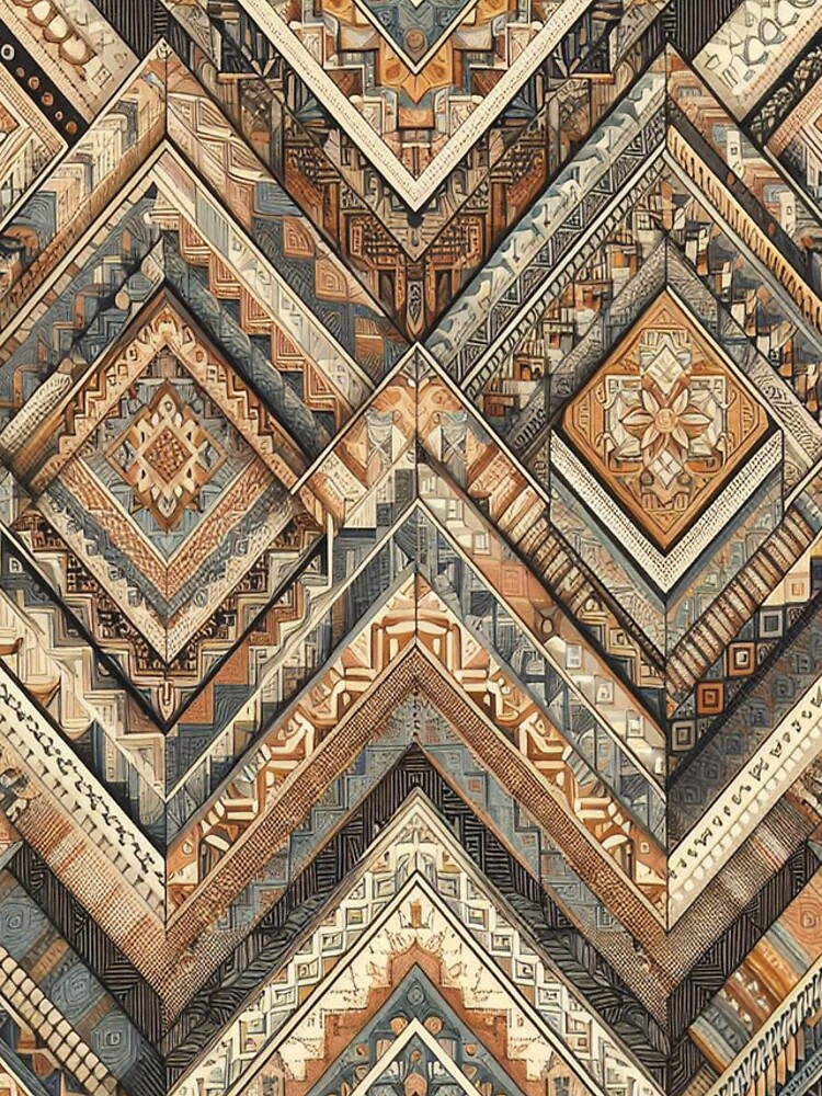Thumbnail 4 of 4, iPhone Case, Herringbone Pattern - Ancient Terracotta Damask Pattern ; Pattern, Chevron designed and sold by PatternInArt.