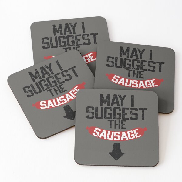 Item preview, May I Suggest the Sausage – Funny Foodie Humor  designed and sold by Dapper-Art.