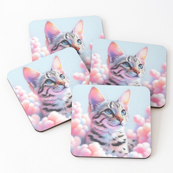 Item preview, Savannah cat Portrait. designed and sold by Anna Halasek.