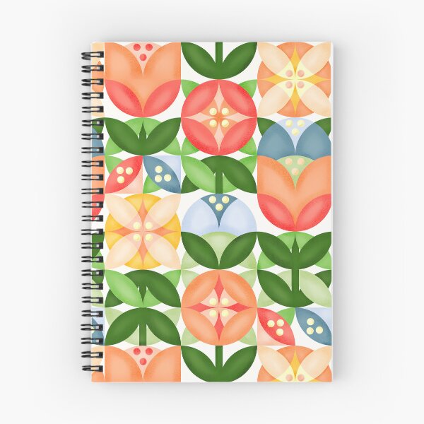 Item preview, Mid Century Bold Flowers designed and sold by Phanya-Style.