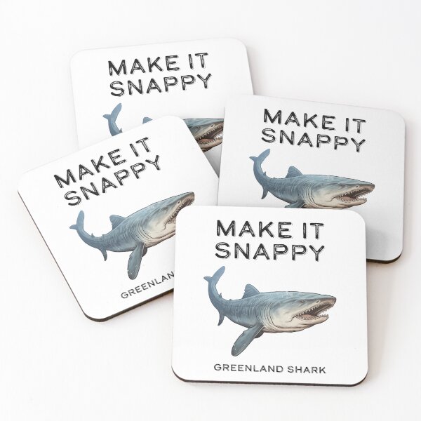 Item preview, Greenland Sharks Make It Snappy designed and sold by DinoKate.