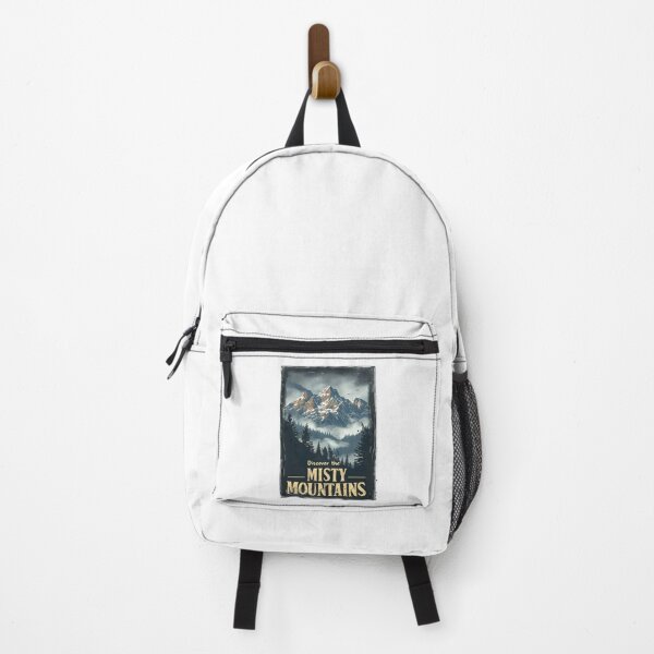 Item preview, Discover the Misty Mountains - Vintage Travel Poster - Fantasy designed and sold by Fenay Designs.