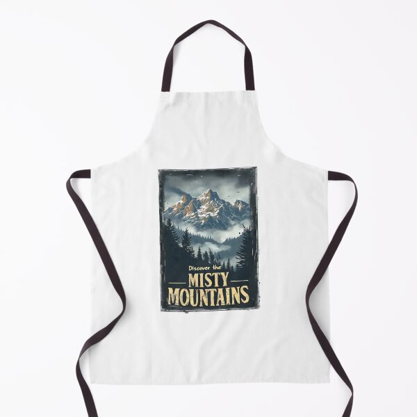 Item preview, Discover the Misty Mountains - Vintage Travel Poster - Fantasy designed and sold by Fenay Designs.