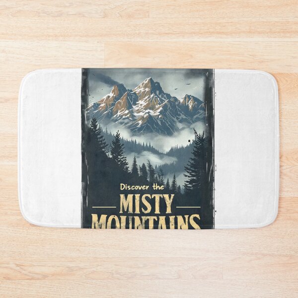 Item preview, Discover the Misty Mountains - Vintage Travel Poster - Fantasy designed and sold by Fenay Designs.