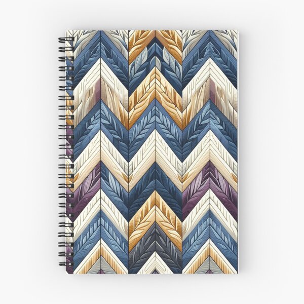 Item preview,  Herringbone Pattern - Zigzag Wave Blue and White Pattern ; Pattern,  Chevron designed and sold by PatternInArt.