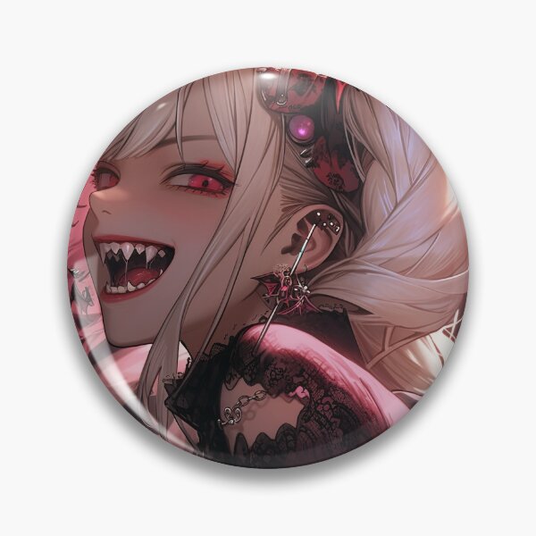 Item preview, Gleeful Vampiric Gothic Anime Girl designed and sold by bubblegoth.