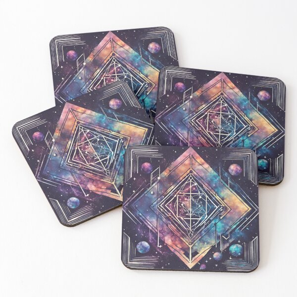 Item preview, geometric nebula designed and sold by StellarVerse-.