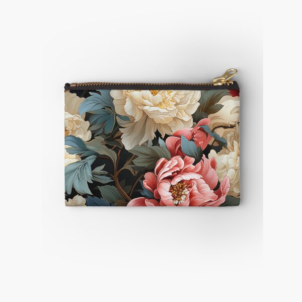 Item preview, Peony Tile 24: Ruffled Symphony in Blush and Blossom, Rose-Kissed Dreams on Leafy Thrones designed and sold by TheBrainArt.