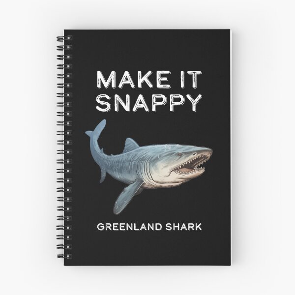 Item preview, Greenland Shark Make It Snappy designed and sold by DinoKate.
