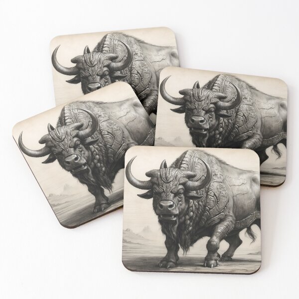Item preview, Ironclad Behemoth: Biomechanical Bison designed and sold by MachineDesigned.