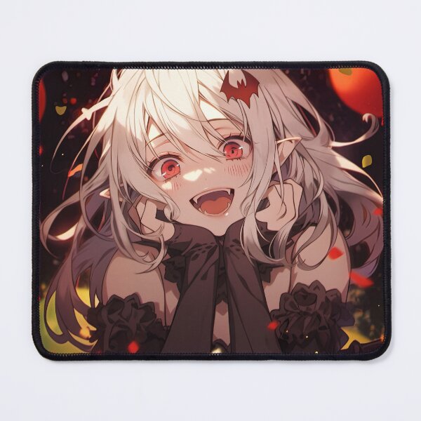 Item preview, Joyful Crimson Hallowen Vampire Anime Girl designed and sold by bubblegoth.