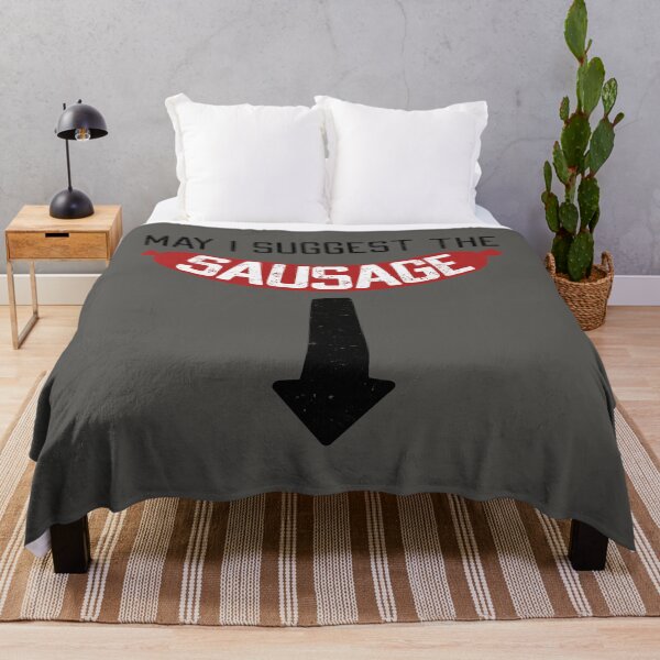 Item preview, May I Suggest the Sausage – Funny Foodie Humor designed and sold by Dapper-Art.