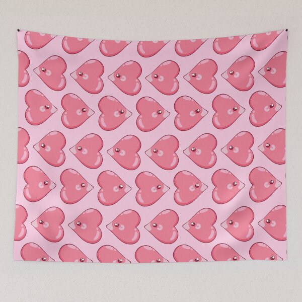 Aperçu de l'œuvre Luv Disk Swim | Motif de pique | Jeu vidéo de Saint-Valentin créée et vendue par SandDolphin.