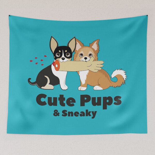 Item preview, Cute Pups & Sneaky,Chihuahua designed and sold by haniku.