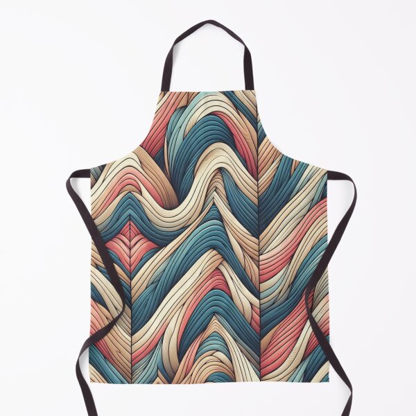Item preview,  Herringbone Pattern - Retro Wave Blue, Pink and White Pattern ; Pattern,  Chevron designed and sold by PatternInArt.