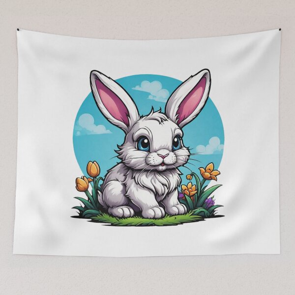 Artikelvorschau, Ostereier und flauschiger Hase V2 entworfen und verkauft von DreamingAwake1.